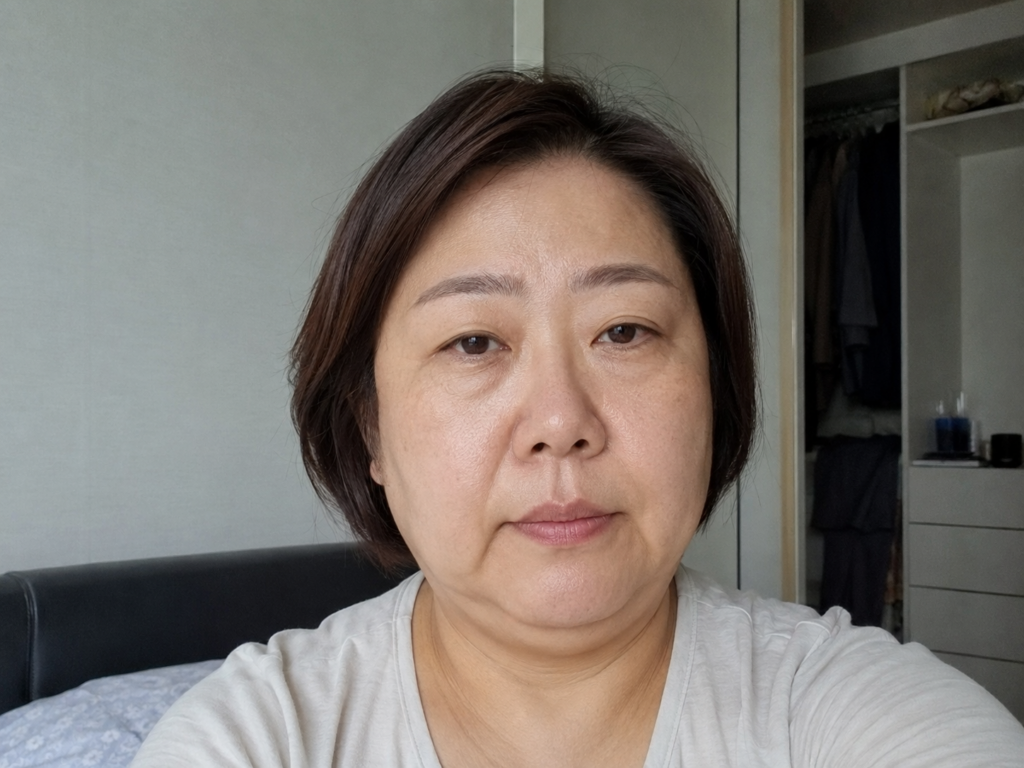 홍대 케이트의원 시술 전 정면 얼굴